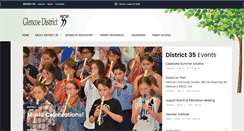 Desktop Screenshot of glencoeschools.org