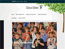 Tablet Screenshot of glencoeschools.org